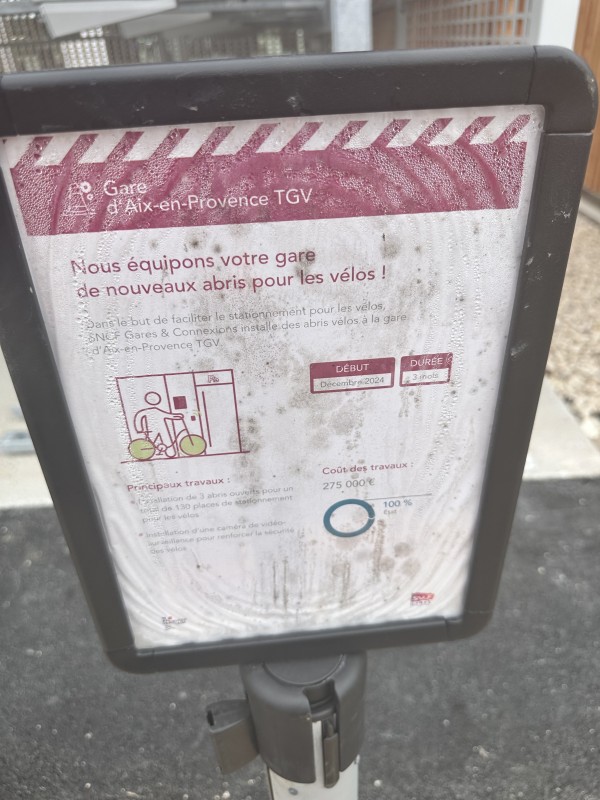 AixBike loue des vélos à la Gare TGV