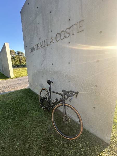 Visite du Chateau La Coste en vélo musculaire