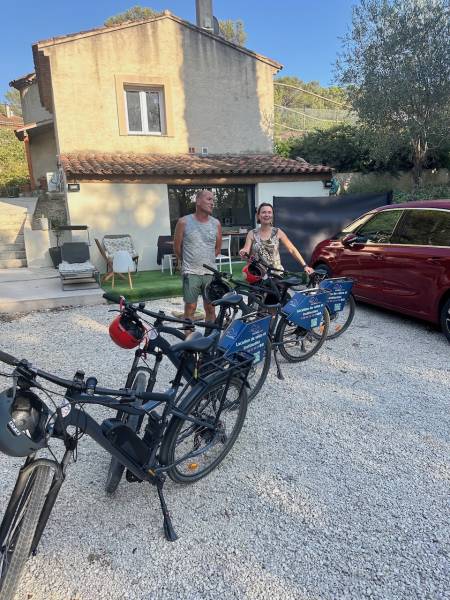 Elodie et Christophe en vacances à Aix